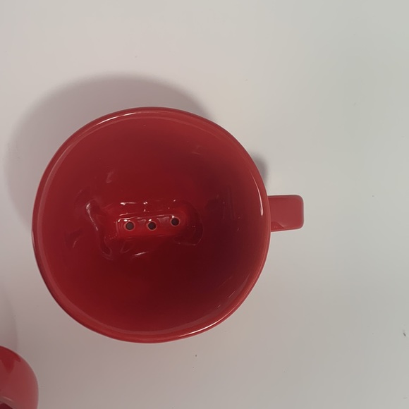 Sealed - NWT Rae Dunn red coffee drip and mug set COFFE & MERRY CHRISTMAS - Picture 4 of 5